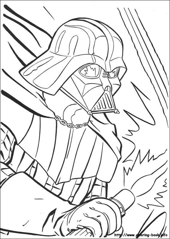 Star Wars coloring picture